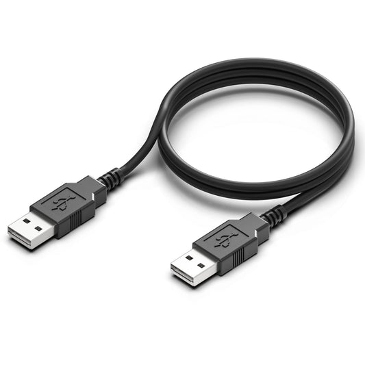 Lapster 1.5 mtr USB 2.0 Type A Male to USB A Male Cable for computer and laptop.
