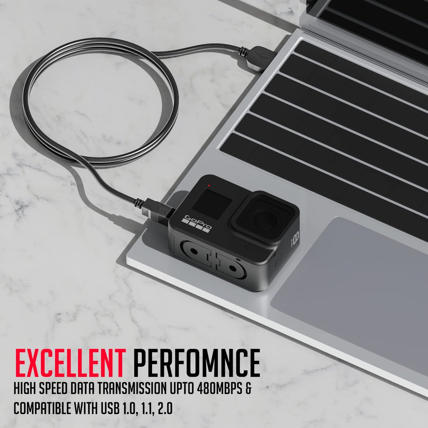 Lapster 1.5 mtr USB 2.0 Type A Male to USB A Male Cable for computer and laptop.