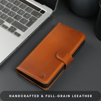 Buffalo Leather Samsung Galaxy S24 Plus Wallet with Detachable Case