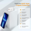 Ambrane 18W Wall Charger USB Port, Quick Charge 3.0, BoostedSpeed Mobile Charger Adapter