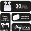 (Offer Product) TECHSRJ BLUETOOTH HEADSET Airpod Pro True Earbuds Bluetooth Headphones With Charging Case