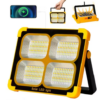 Portable Solar LED Flood Light Rechargeable Work Light with Mobile Charging | High Brightness Emergency Outdoor Lamp