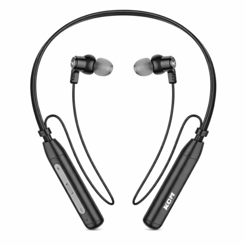 KDM A2 Glamour Wireless Neckband (Orginal Branded) Bluetooth Earphone Up to 18Hrs Music time, Black