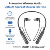 KDM A2 Glamour Wireless Neckband (Orginal Branded) Bluetooth Earphone Up to 18Hrs Music time, Black