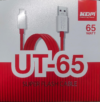 KDM UT65 (Orginal Branded) Super Flash USB to Type C cable – 120W- Fast Charging & Data Sync Cable - WARP/VOOC/FLASH Support