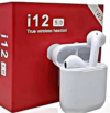High Sound Quality  i-12 Earpods Bluetooth Wireless Earbuds Headset TWS