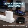 Xiaomi Mi 120W HyperCharge Power Adapter Combo (with Superfast 6A Type-C Cable)