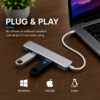 ARmax - Type C OTG hub - 4-in-1 Hub Multiport 3.0 Adapter, OTG Hub with Aluminium Shell