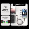 HAMMER 100W 5A USB to Type-C for OnePlus with WARP/VOOC/FLASH support