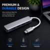 ARmax - Type C OTG hub - 4-in-1 Hub Multiport 3.0 Adapter, OTG Hub with Aluminium Shell