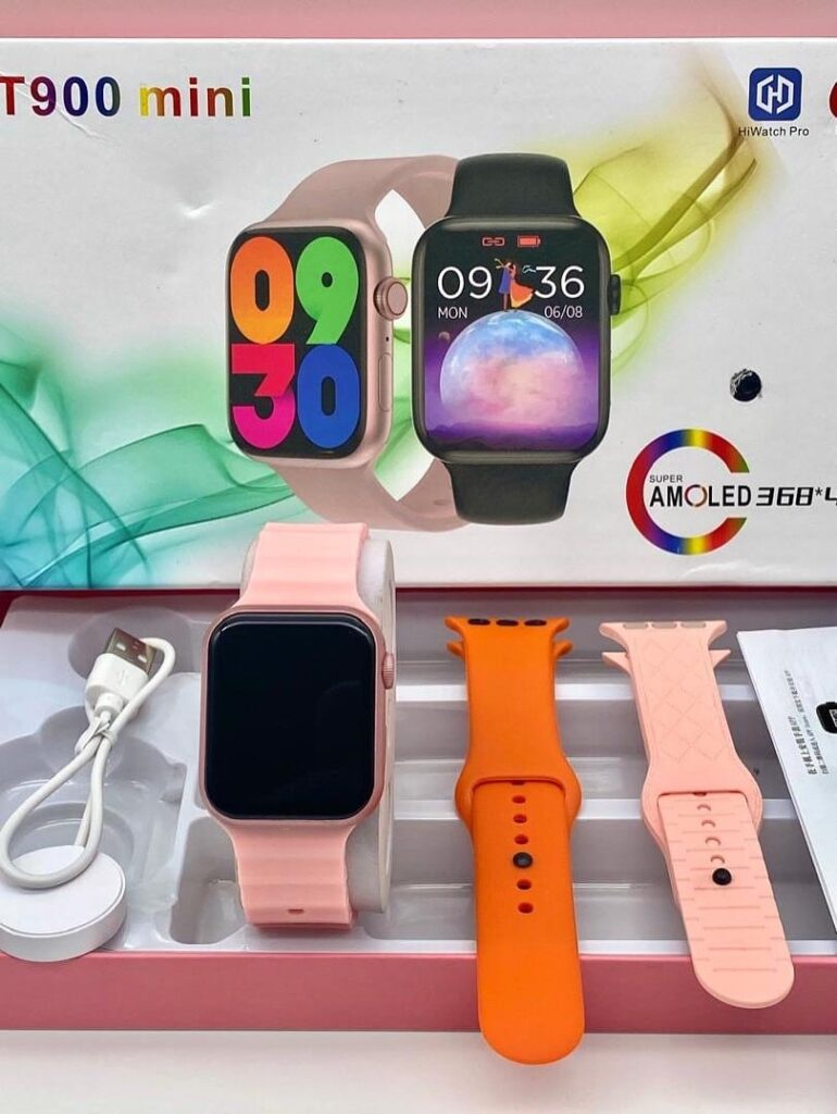 T900 Mini AMOLED smartwatch. Affordable, Budget-Friendly Smartwatch Multicolor