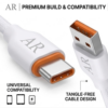 140W Super Fast Charging USB to Type C Cable (1 Meter) | High-Speed Data Sync Premium Cable | Ultra Durable TPE Coated